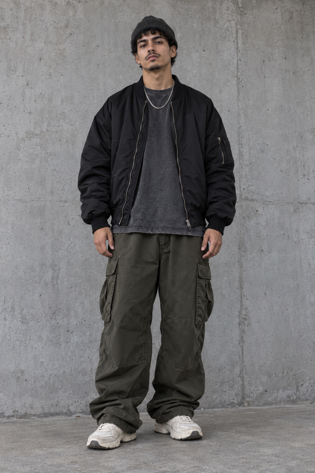 Streetwear-Duo · Foto 1 · Linke Person